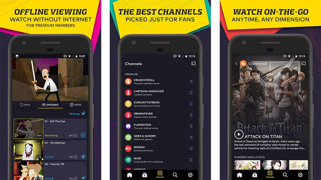VRV is one of the best tv apps for android