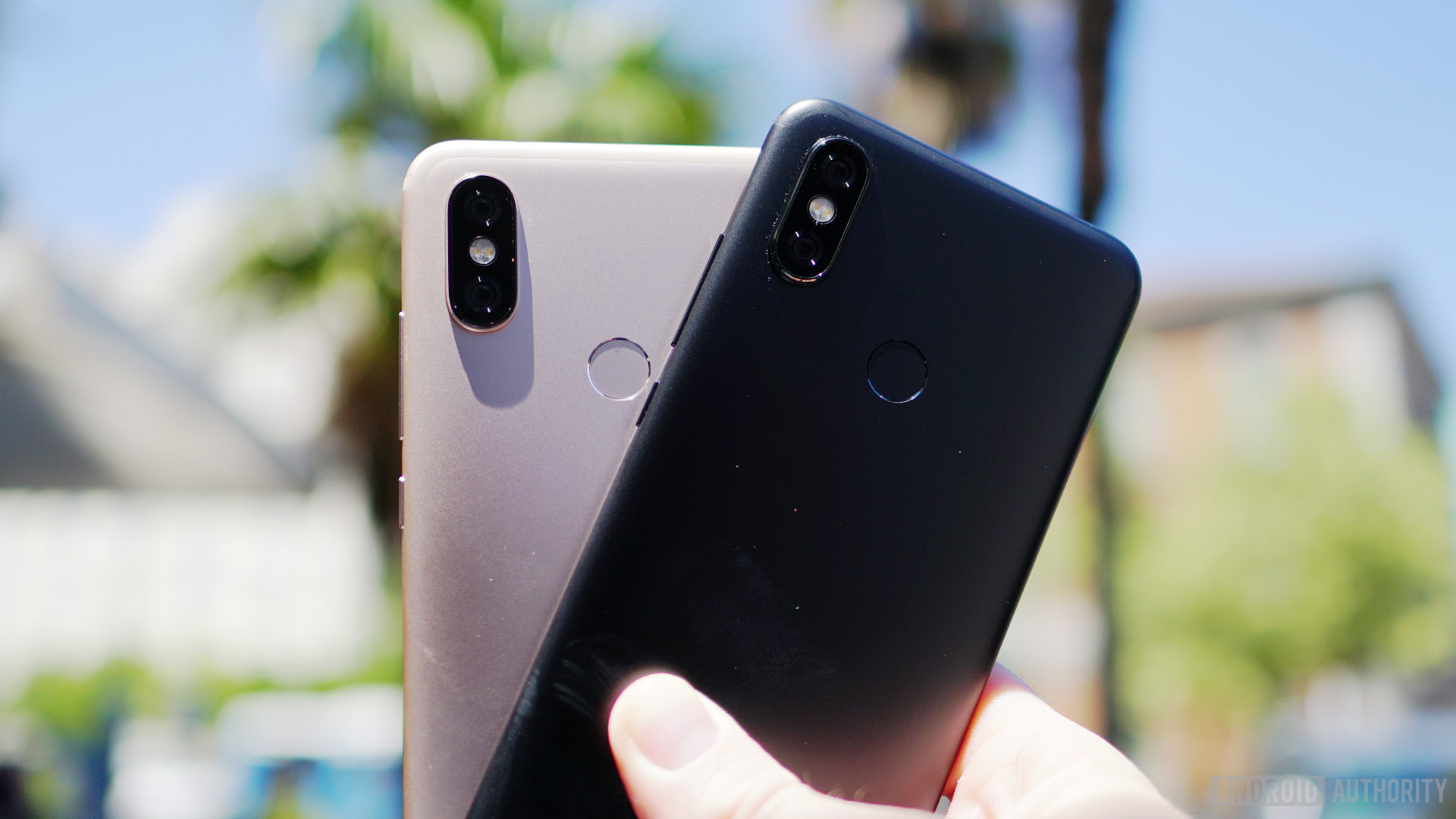 Xiaomi Mi A2 cameras fingerprint scanner