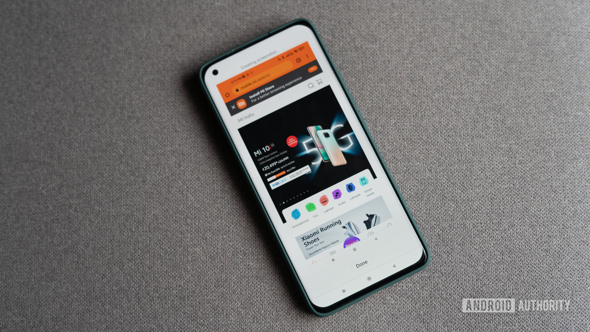 Xiaomi phone how to capture scrolling screenshot