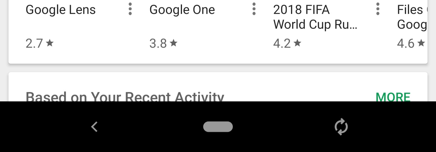 Android P beta 3 auto rotate icon.