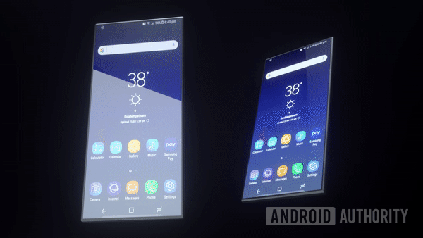 Samsung folding phone design concept.