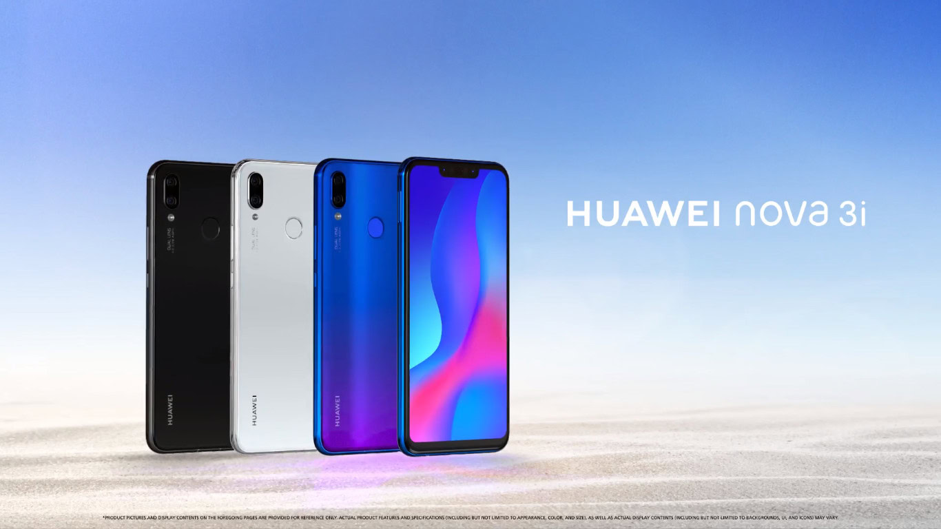 The HUAWEI Nova 3i.