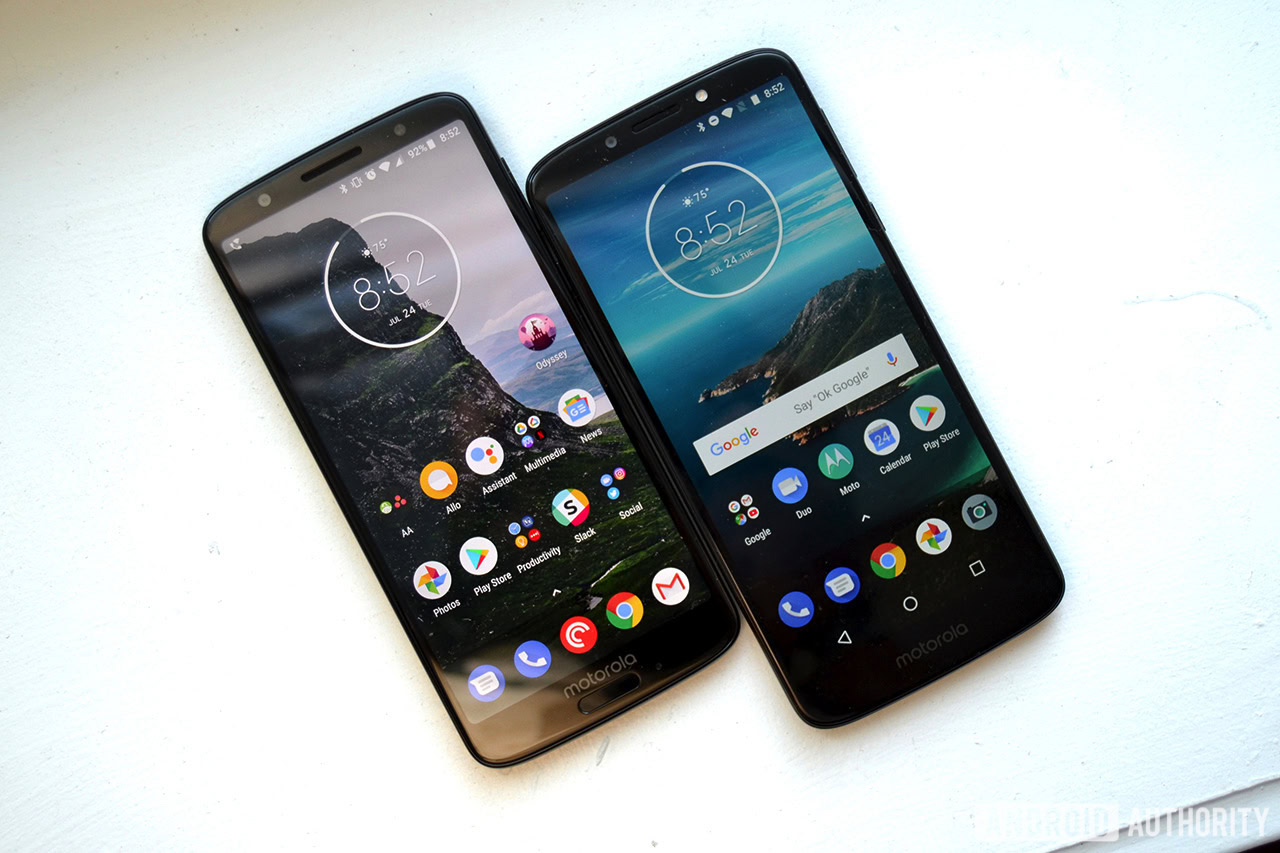 motorola moto g6 and moto g6 play review software display