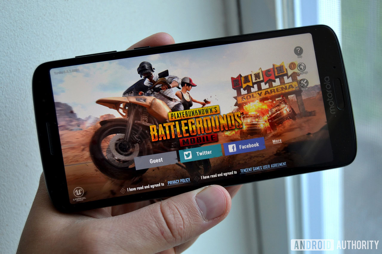 pubg mobile android game moto g6