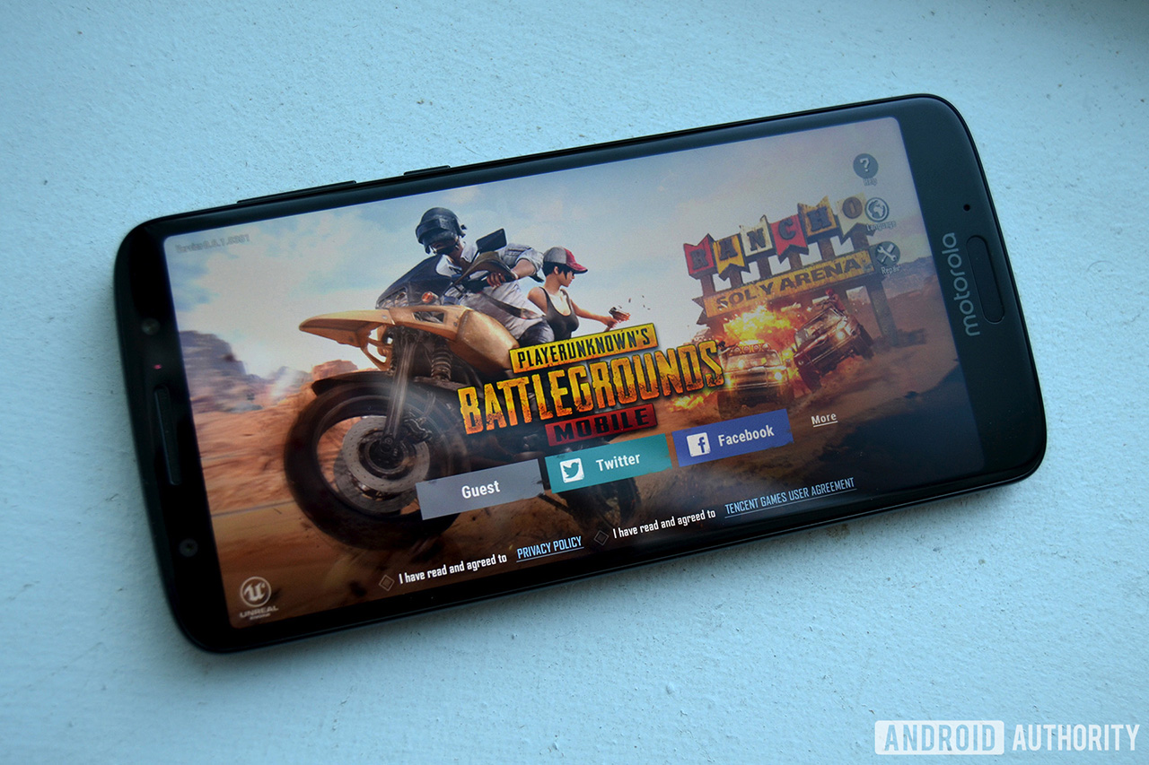 pubg mobile android game moto g6