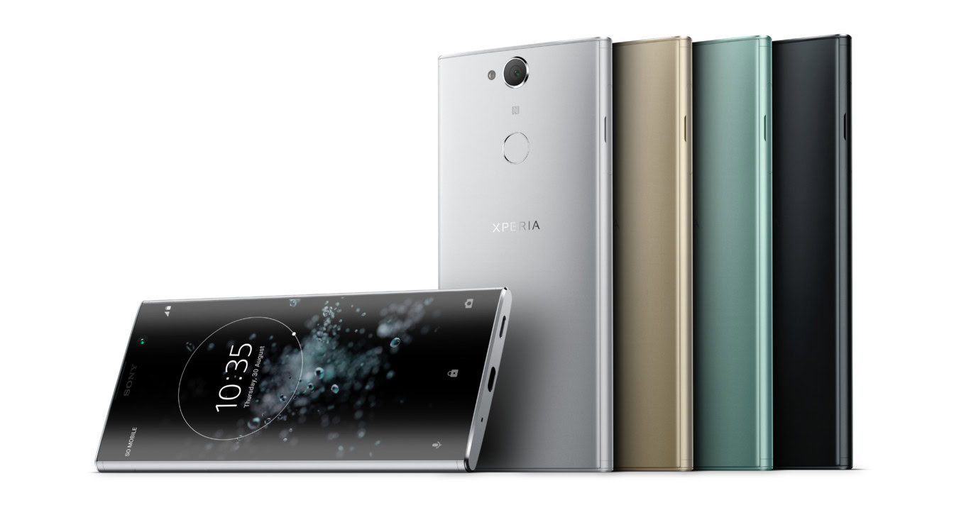 The Sony Xperia XA2 Plus.