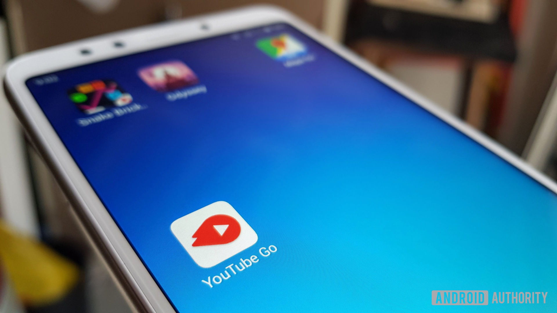 The YouTube Go app.