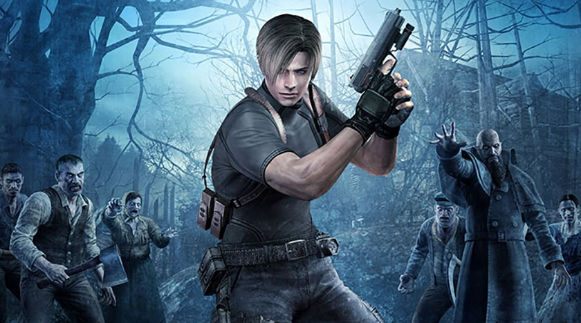 Leon from Resident Evil 4, which is playable on the Dolphin Android emulator.