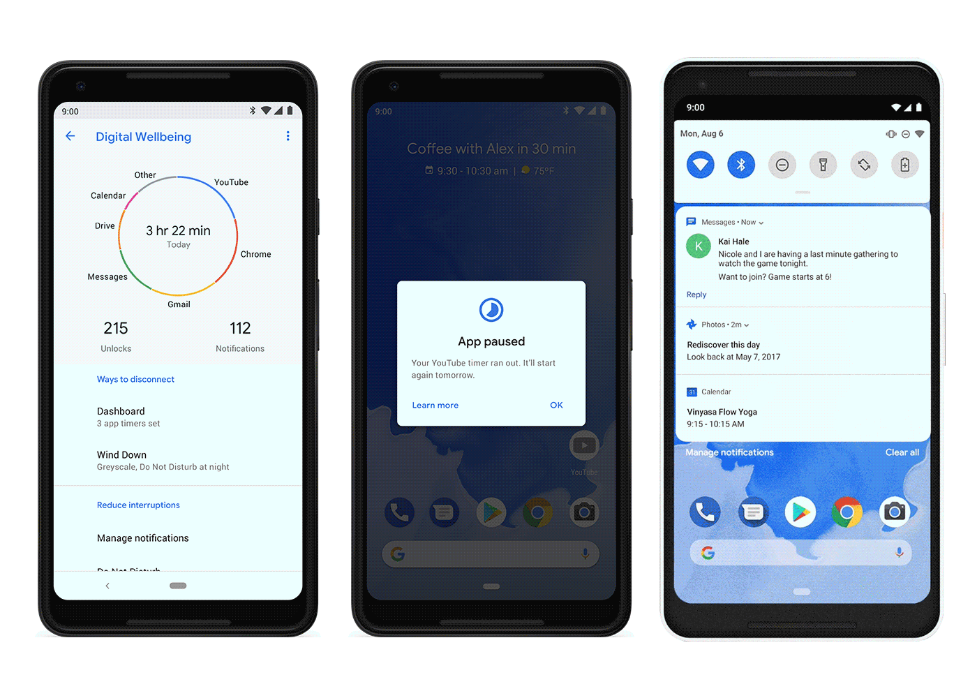 Android 9 Pie review Digital Wellbeing