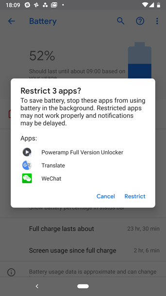 Android 9 Pie review Restrict App Usage