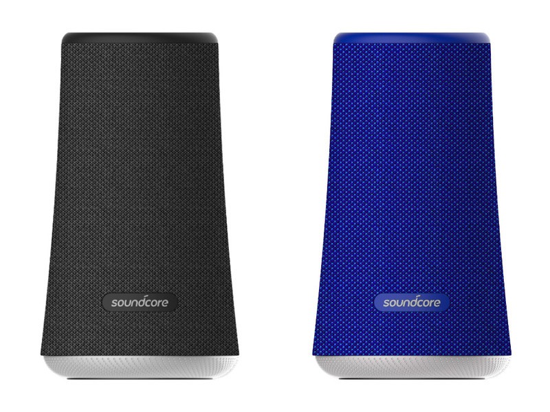 Anker Soundcore Flare S+ product image in black and blue.