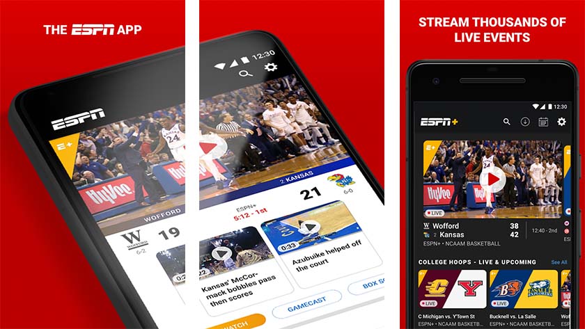 ESPN is one of the best sports apps for android Ufc