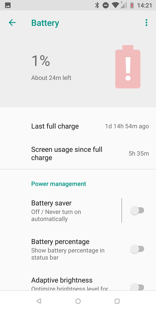 HTC U12 Life battery life 1