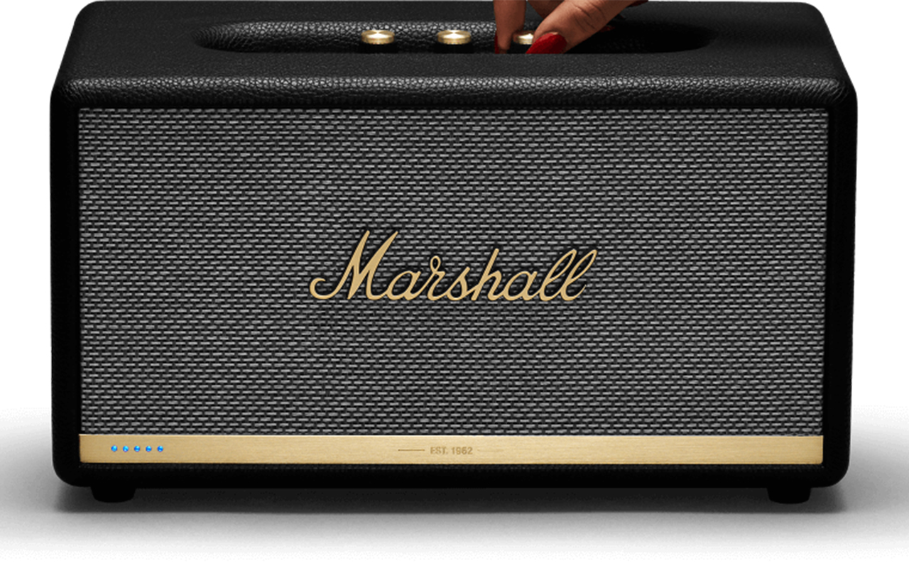 Product image of the Marshall Stanmore II Voice on white background.