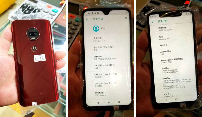 Moto G7 and Motorola One leak