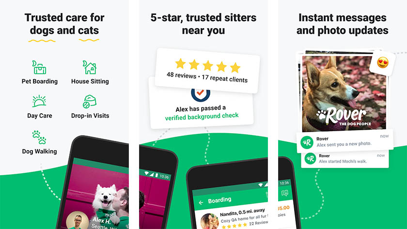 Rover: las mejores aplicaciones de mascotas para Android