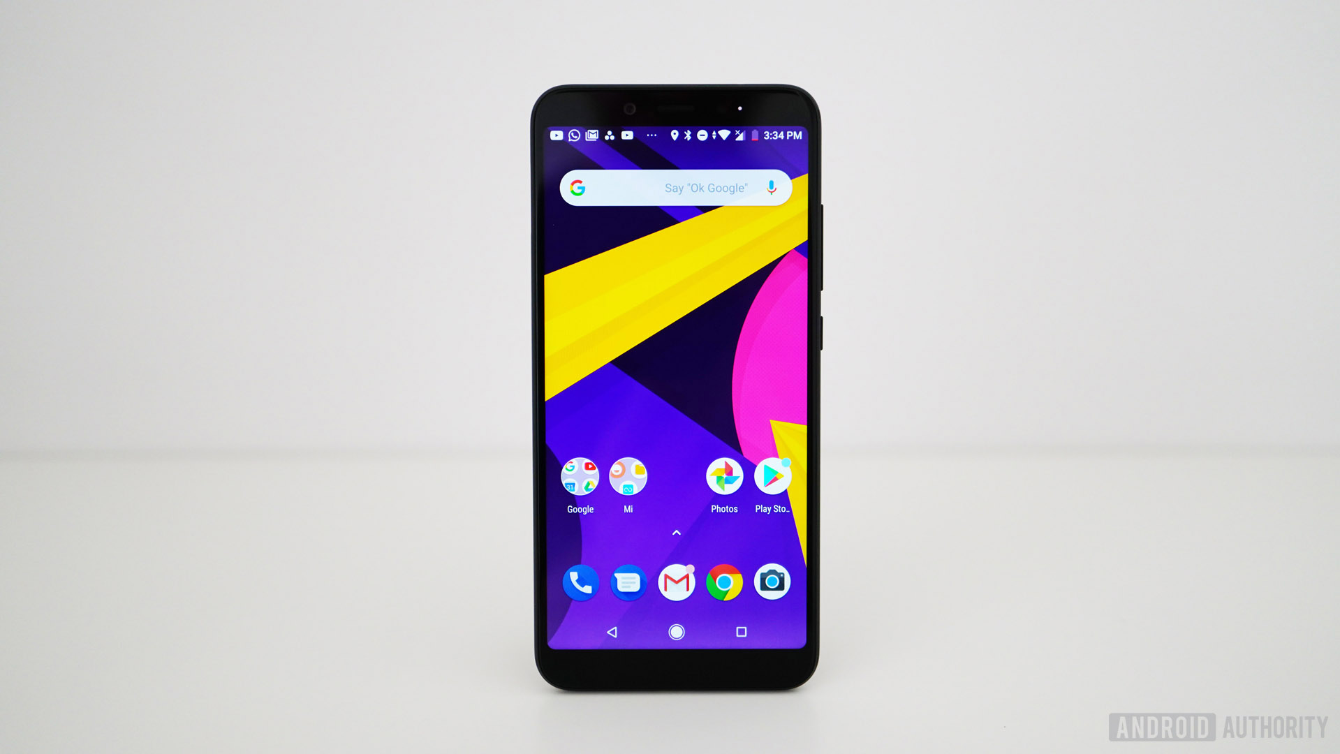 The Xiaomi Mi A2 with Android One.