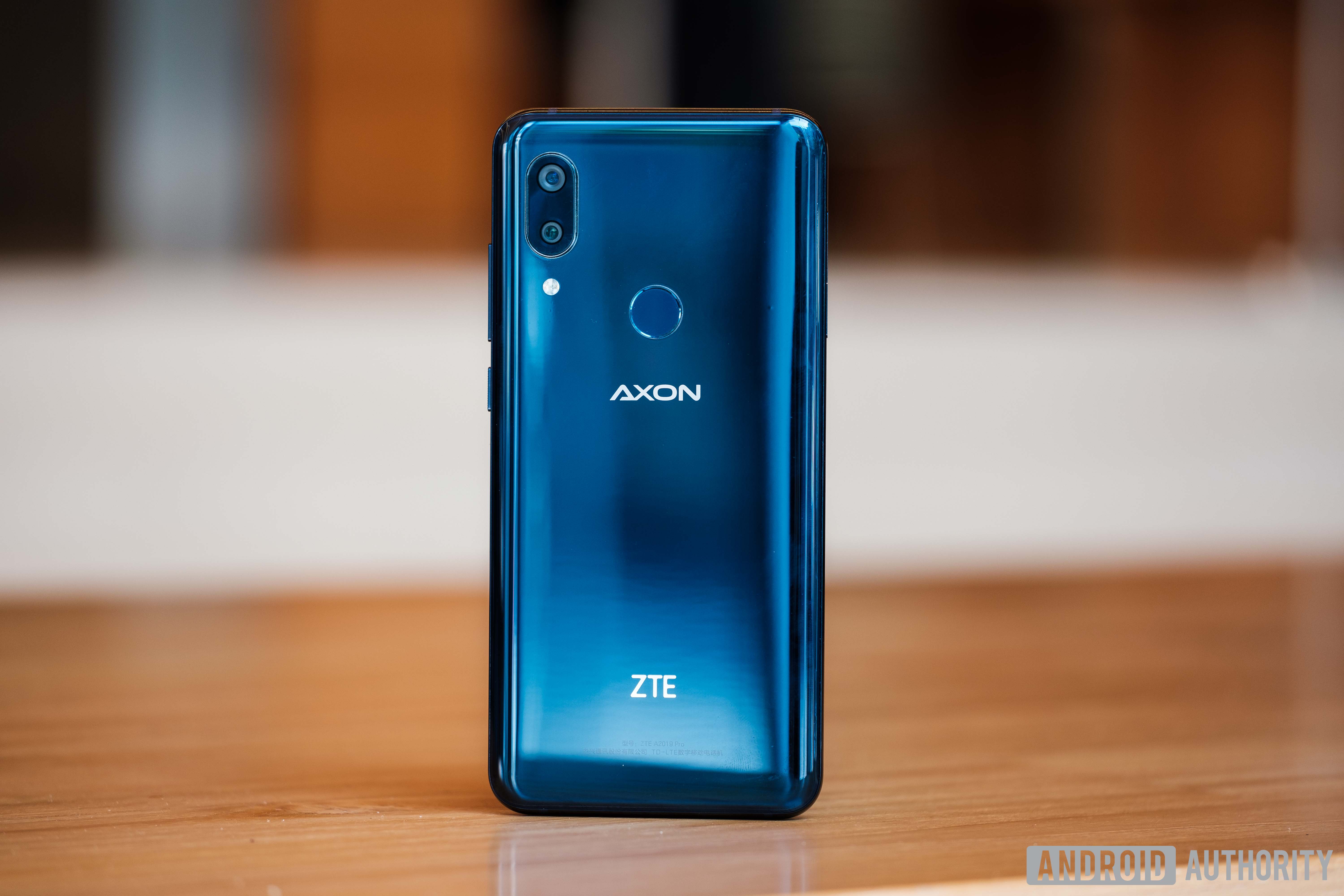 The back of the ZTE Axon 9 Pro.