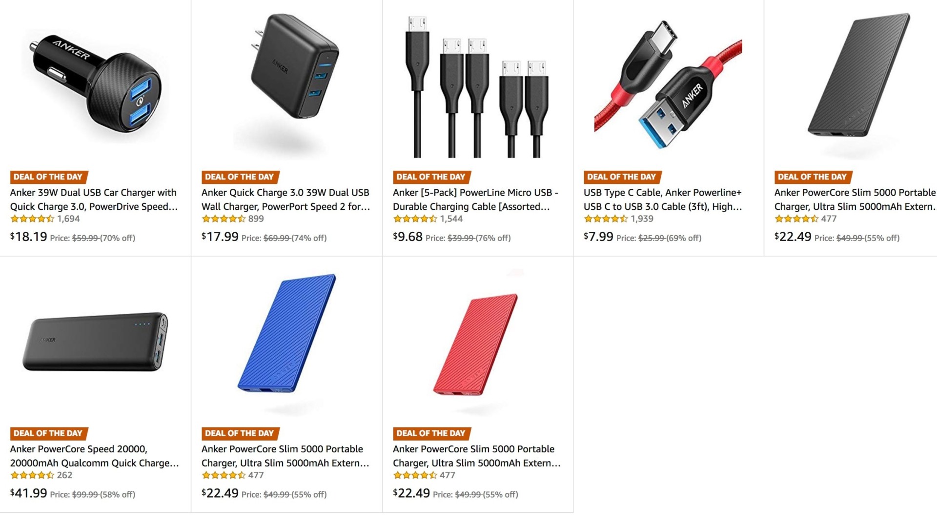 Anker Amazon Deal of the Day
