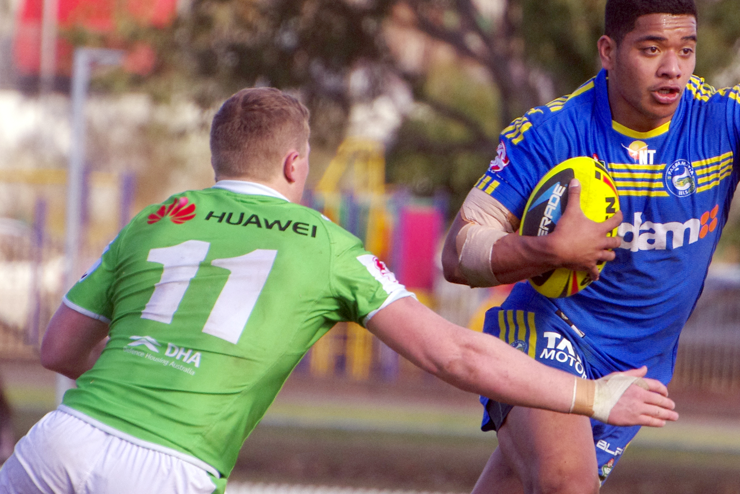 HUAWEI sponsor a rugby league team that plays out of the capital city