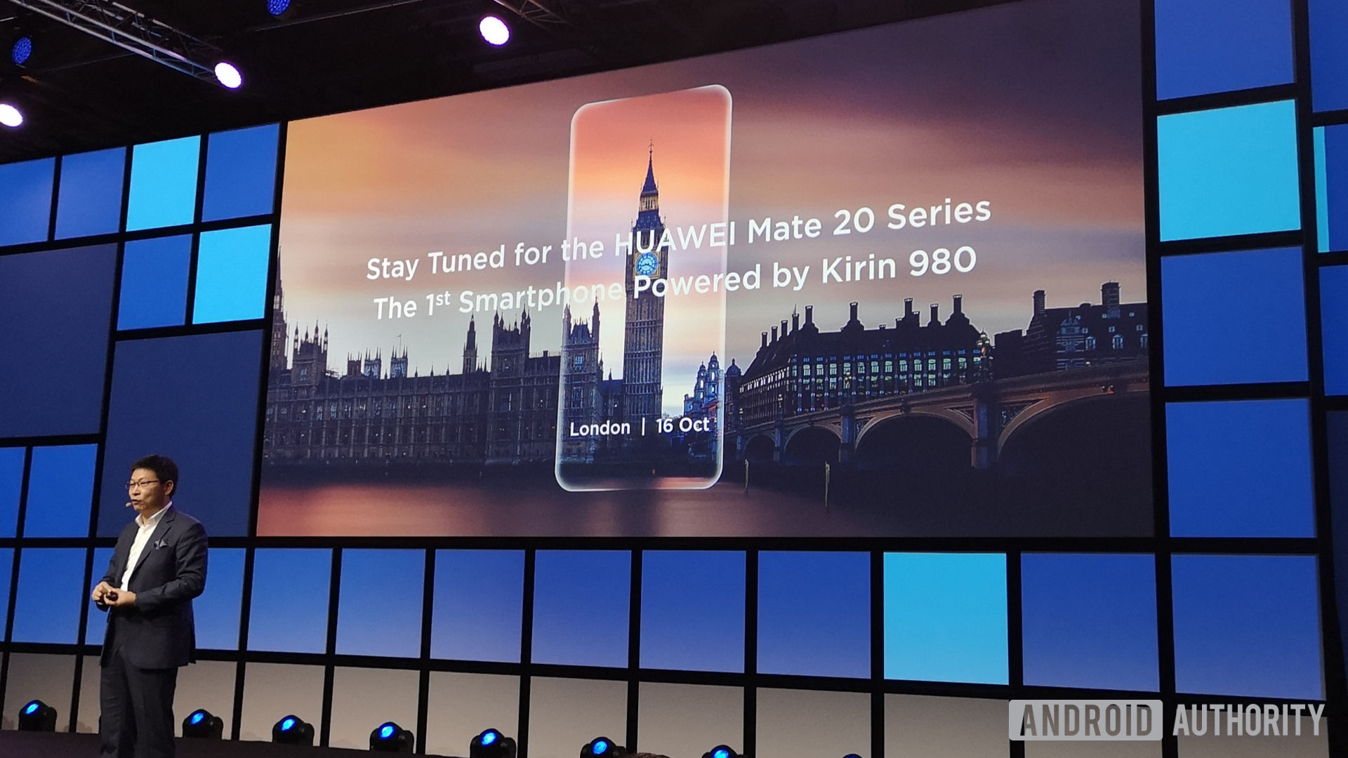 The HUAWEI Mate 20 launch date, as seen at IFA.
