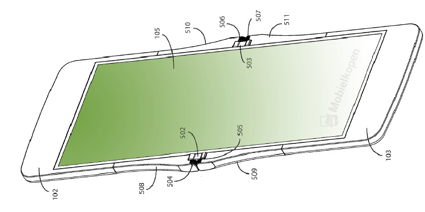 The foldable phone design by Motorola.