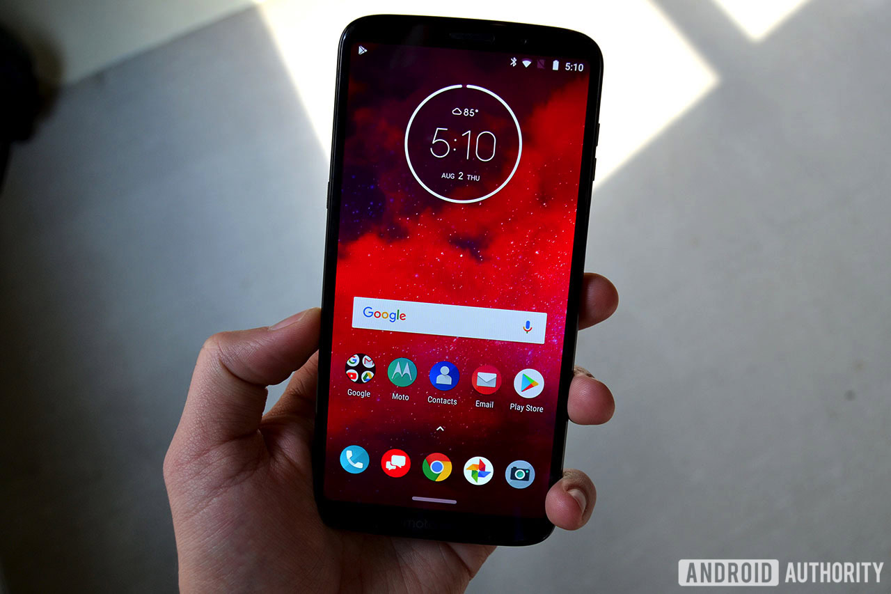 The Motorola Moto Z3.