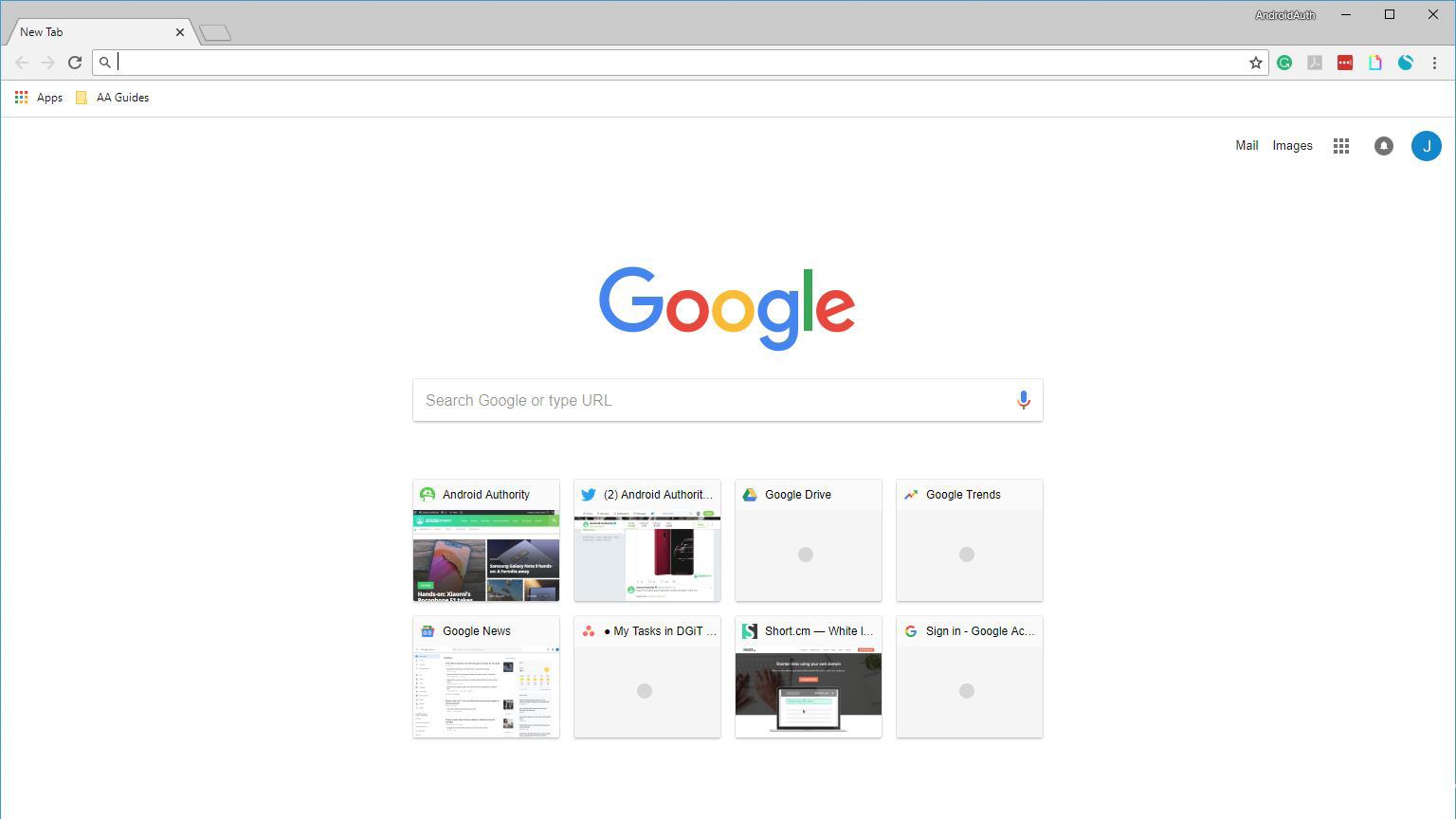 New Google Chrome Design