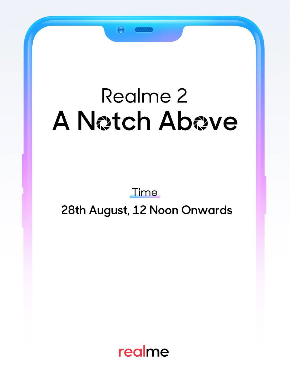 The realme 2 invite.
