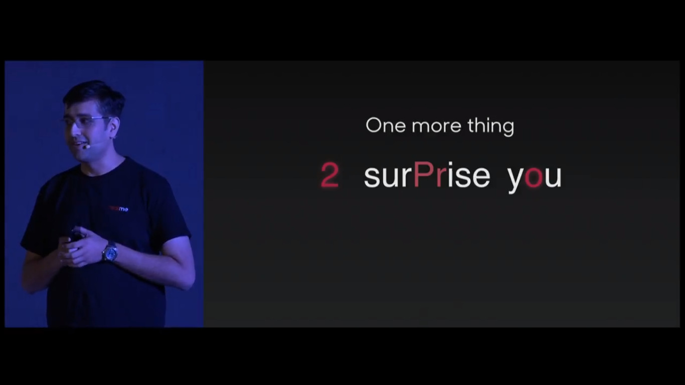 A tease at the Realme 2 event.