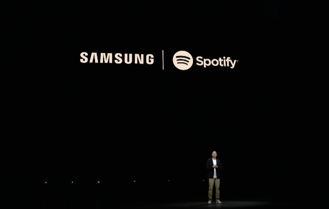 Samsung and Spotify announced a partnership this week.
