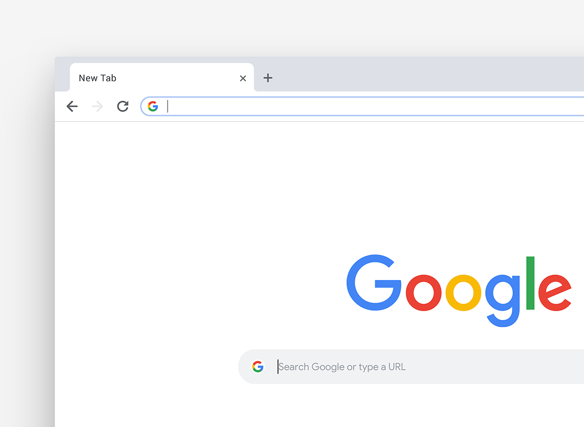 An image of the new design layout of Chrome 69.