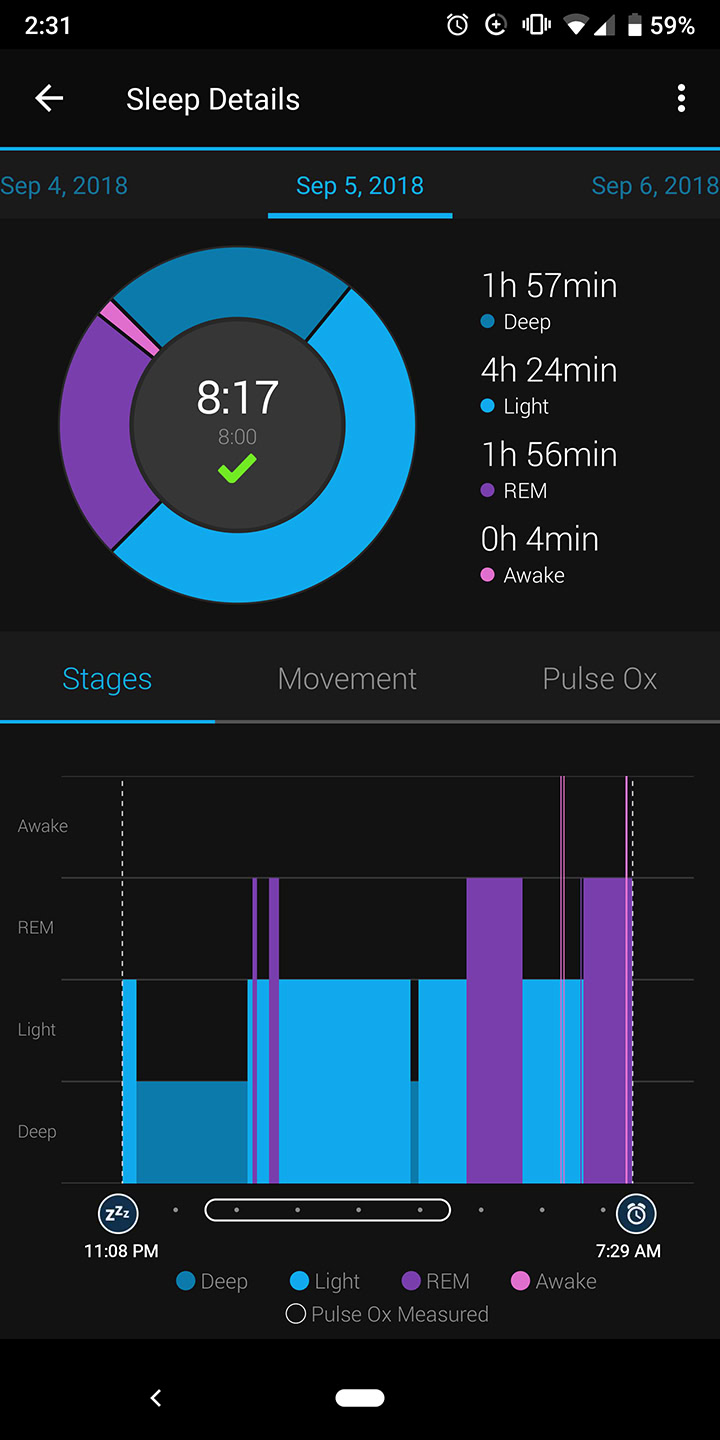 garmin vivosmart hr sleep tracking Big 