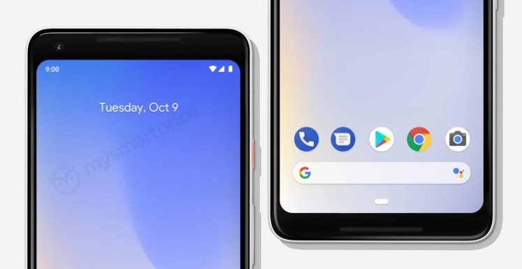 Leaked marketing material for the Google Pixel 3.