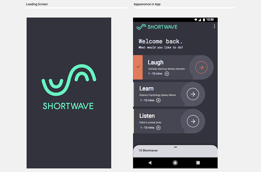 Screenshots of an early concept demo of Google Shortwave.