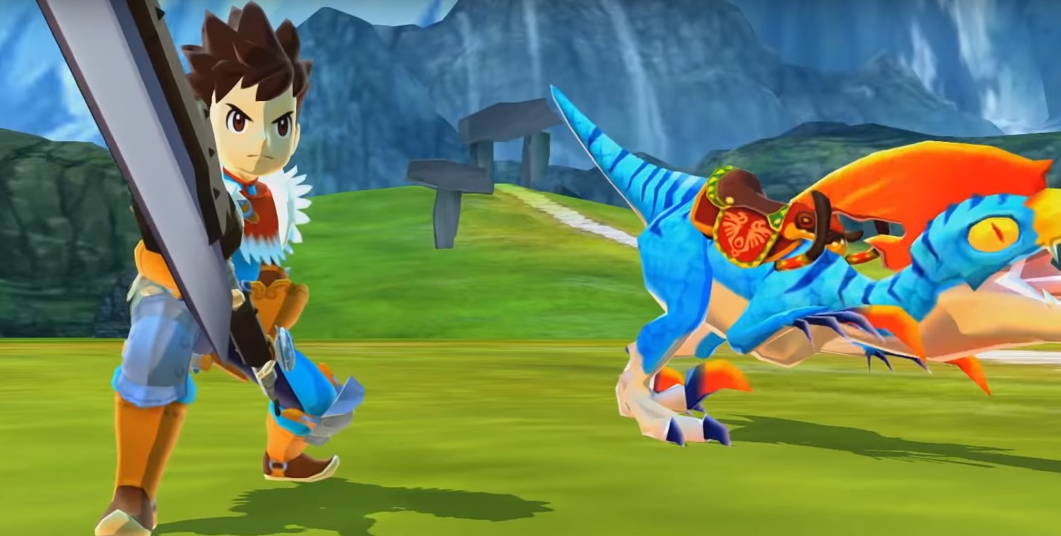 A screenshot of the mobile version of Monster Hunter Stories.