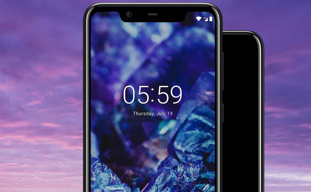 An image of the Nokia 5.1 Plus taken from the Nokia website.