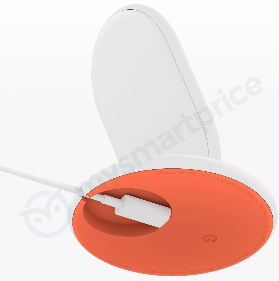 A leaked render of the Pixelstand, a wireless charging dock for the Pixel 3.