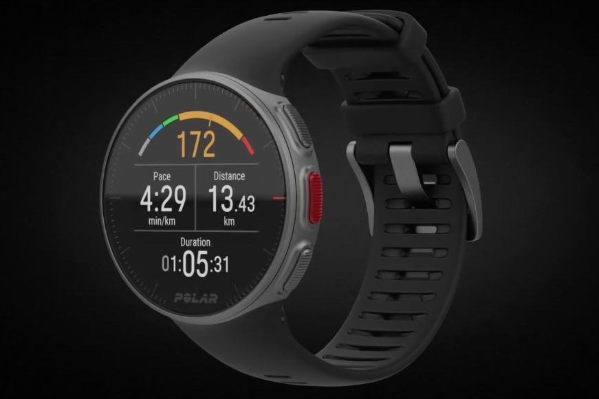 polar vantage v fitness watch design