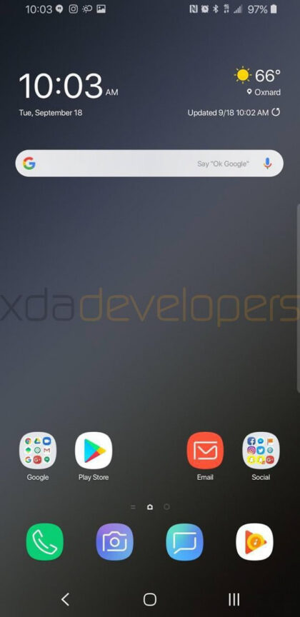 Here's our first look at Android Pie on the Samsung Galaxy S9 Plus