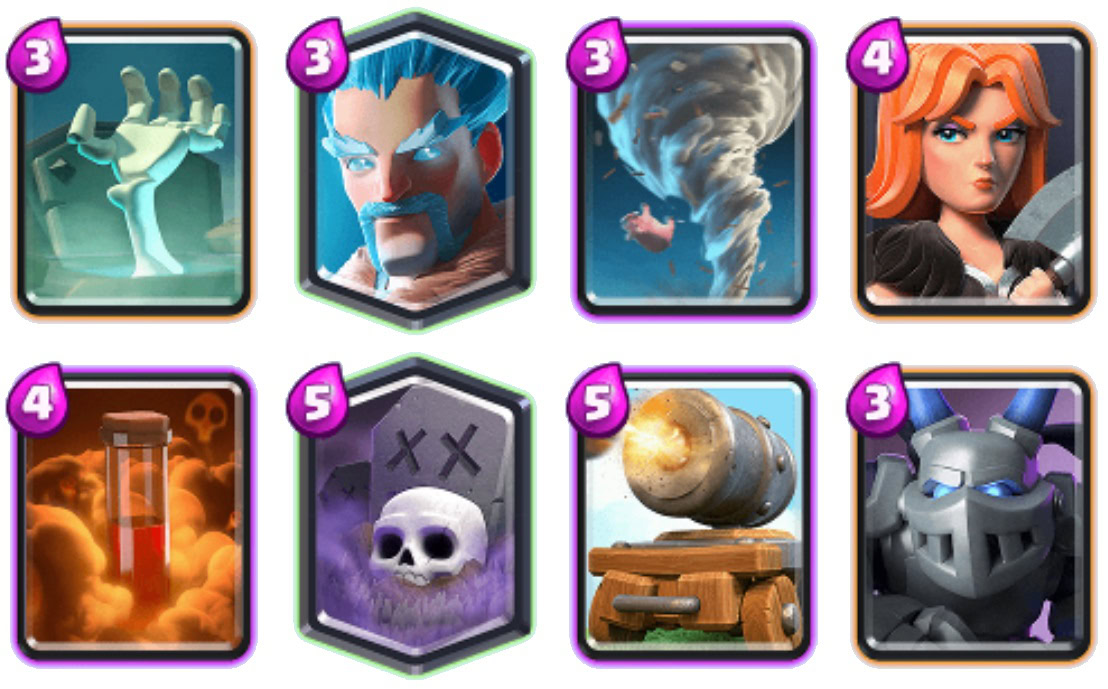 VULKan Graveyard Control Clash Royale deck