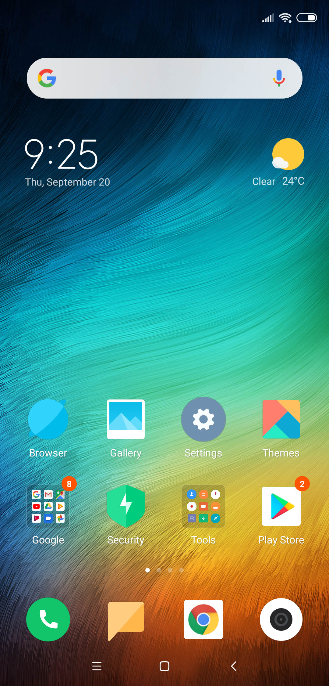 Xiaomi Mi 8 User Interface