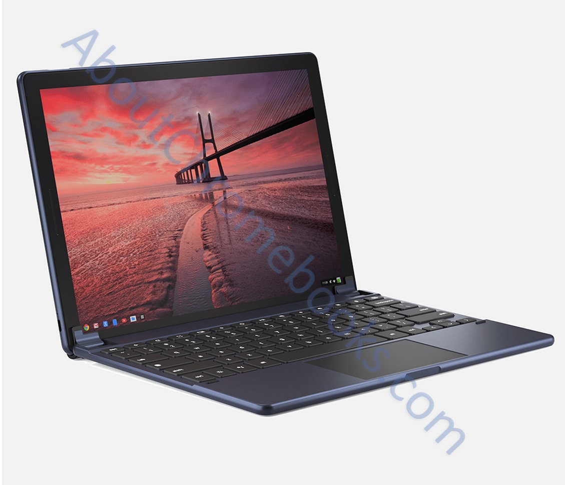 Google's rumored 2-in-1 Pixel Chromebook tablet hybrid in a leaked render.