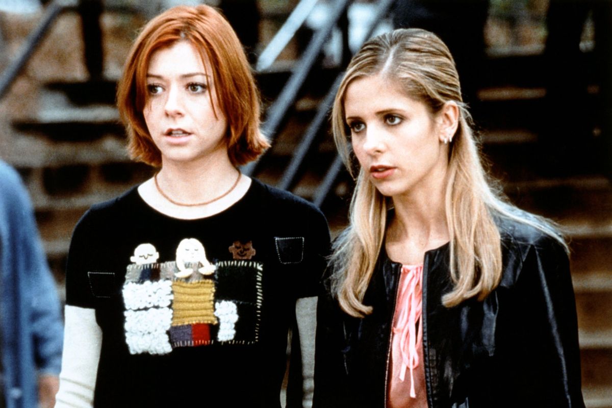 Willow and Buffy in Buffy the Vampire Slayer.