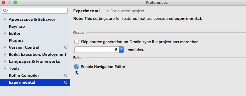 How to add Navigation Architecture Component to Android Studio