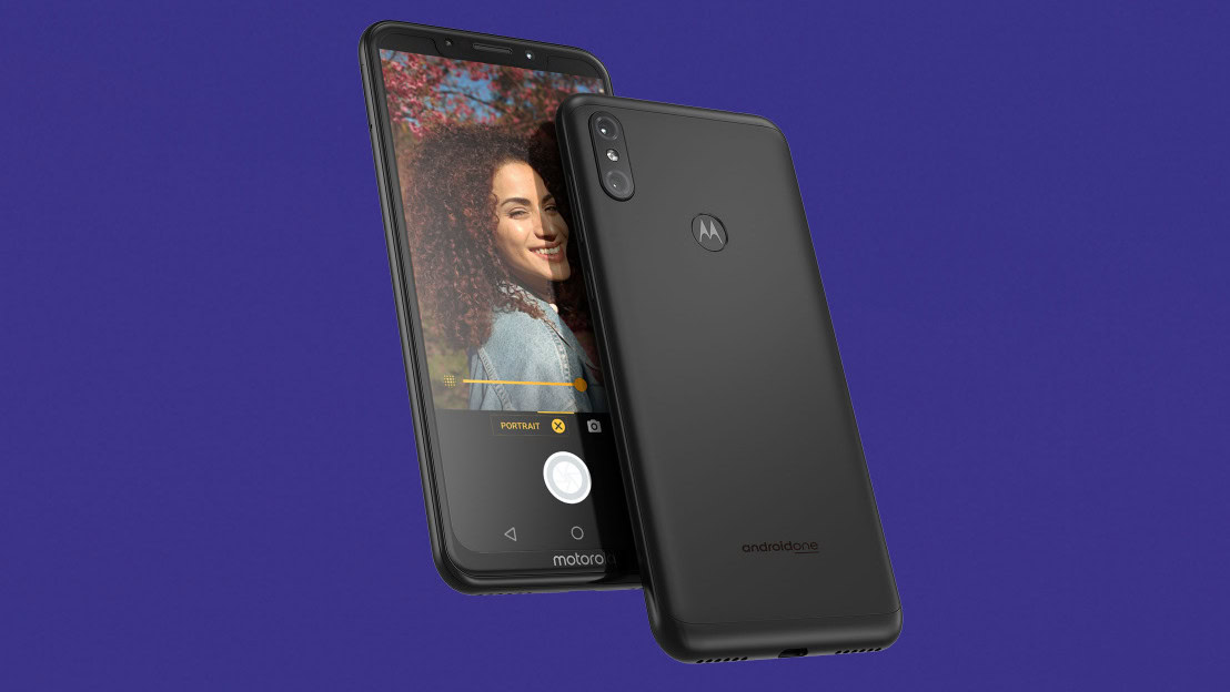 A promo shot, showing the Motorola One Power