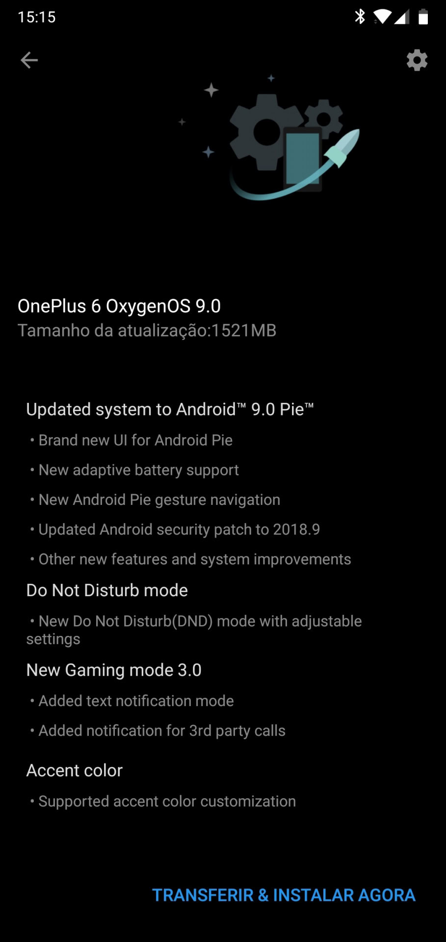 OnePlus 6 changelog