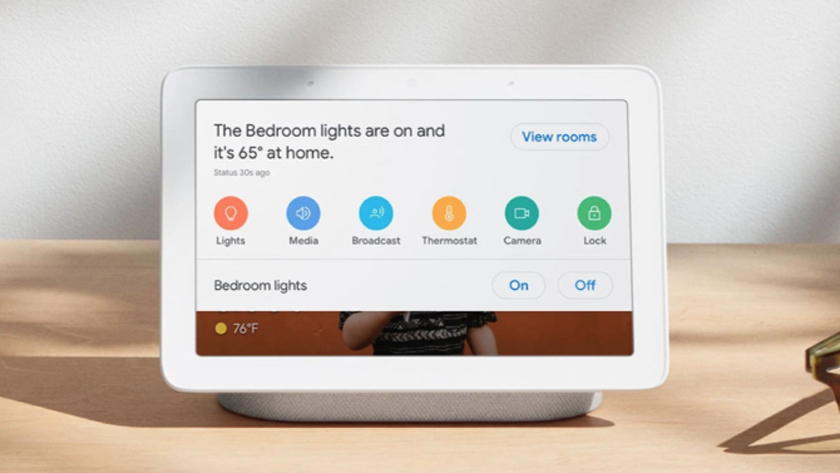 Google Home Hub - Home View dashboard