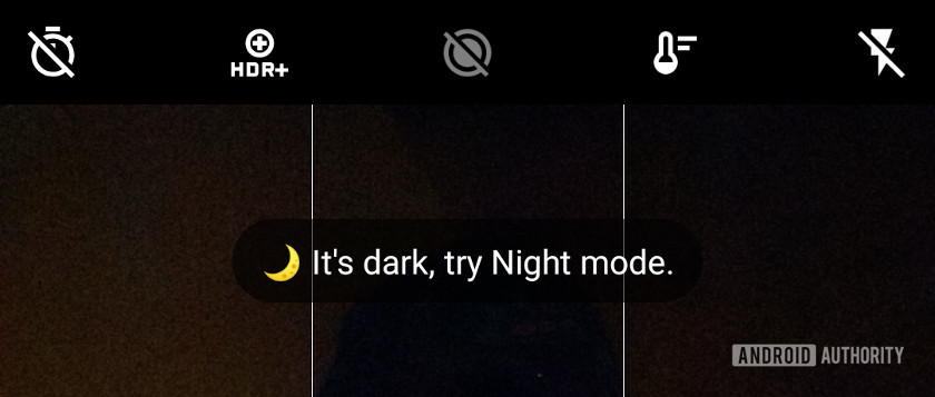 Google Pixel 3 camera Night Sight mode