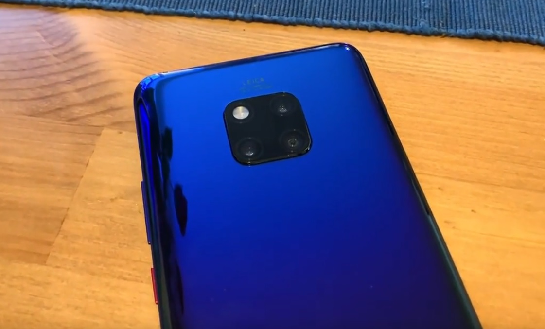 A leaked image of the HUAWEI Mate 20 Pro.